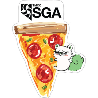 SGA Pizza Squirrel Sticker