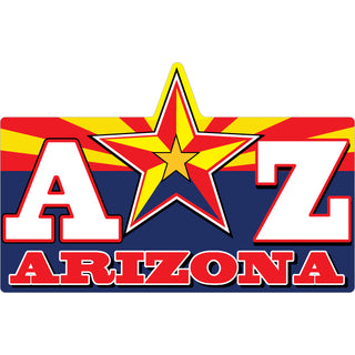 Arizona Star Pop Out Sticker
