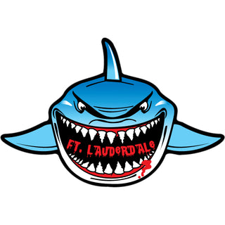 Ft lauderdale  Fl Shark Front View Sticker