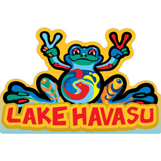 Lake Havasu   Peace Frog Sticker