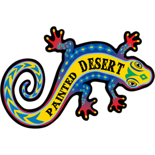 Painted Desert   Colorful Gecko Sticker