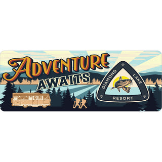 Diamond Lake Resort Adventure Awaits Mini Bumper Sticker