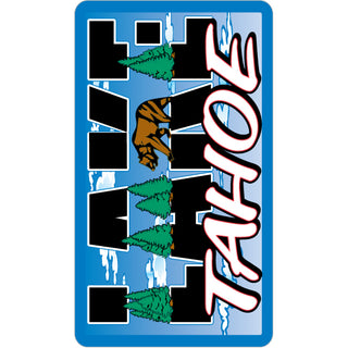 OK4 Lake Tahoe Bear with Trees Sticker