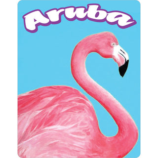 Aruba   Flamingo Sticker