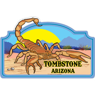 Tombstone  Arizona   Desert Southwest Scorpion Sticker