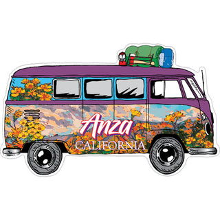 ANZA   FLOWER BUS VAN Sticker