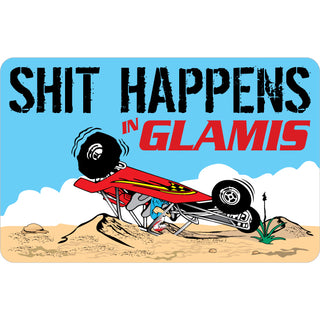 Glamis   Shit Happens Sticker