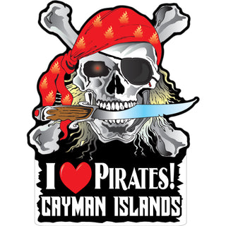 I Love Pirates Sticker