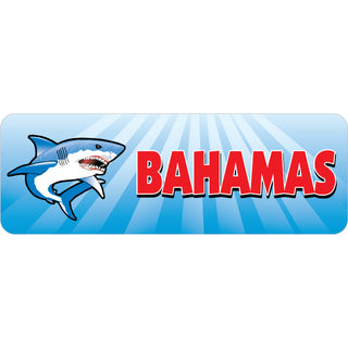 Bahamas Shark Full View Sticker