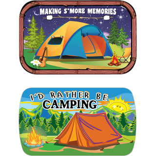 Novelty   Making S'more Memories and I Rather Be Camping 2 UP Sticker