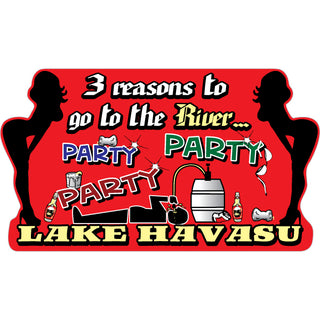 Three Reasons to Party (00444) Sticker