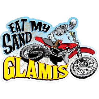 Glamis   Eat My Sand Skeleton Sticker
