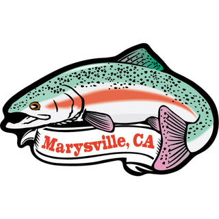 OK4 Marysville CA Trout (00261) Sticker