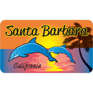OK3 Santa Barbara Dolphin Sunset (27186) Sticker