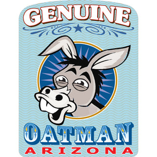 Oatman  Arizona   Genuine Donkey Face Sticker