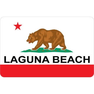 Laguna Beach   California Flag Laguna Beach Sticker