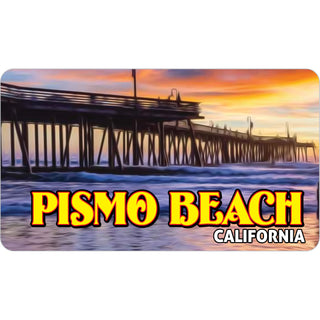 Pismo Beach  CA   Pismo Beach Pier Photo Sticker