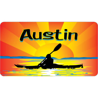 Austin   Kayak Sunset Sticker