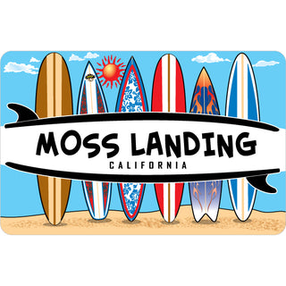 OK4 Moss Landing  Ca 6 Surfboards (00176) Sticker