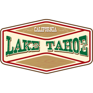 OK4 Lake Tahoe Bowtie Sign Sticker