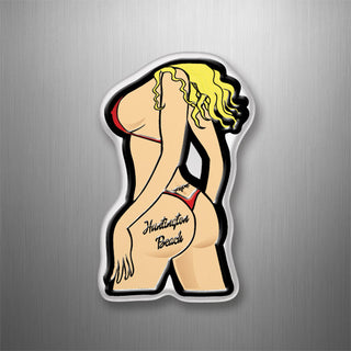 Huntington Beach  CA   Red Bikini Backside 3D Magnet