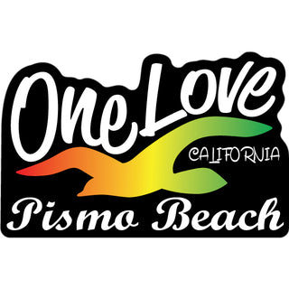 Pismo Beach  CA   Colorful Sea Gull Sticker