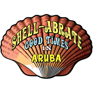 Aruba   Shell Abrate Good Times Sticker