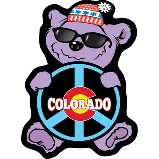 OK4 Colorado Peace Bear Sticker