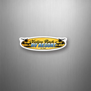Surfboard Logo Flexible Magnet