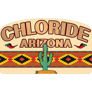 Chloride Arizona Chiles and Cactus Sticker