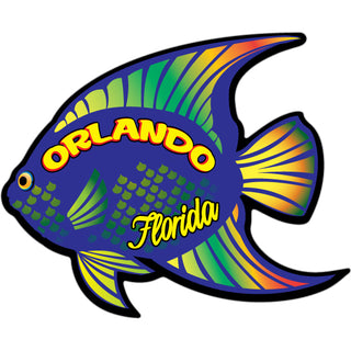 OK4 Orlando  FL Tropical Fish (00164) Sticker