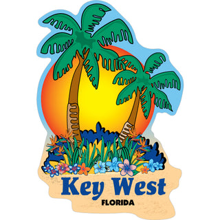 OK3 Key West Sunset Palms Sticker