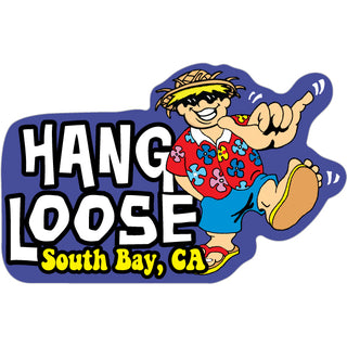 OK4 South Bay  CA Hang Loose Happy Guy Sticker