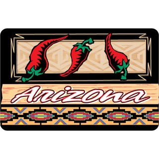 Arizona 3 Chili Peppers Sticker