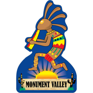 OK4 Monument Valley Kokopelli Sunset Sticker