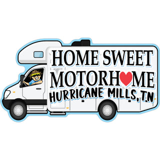 Hurricane Mills  TN HOME SWEET MOTORHOME Sticker