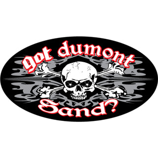 Dumont   Got Sand Oval Sticker