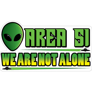 Alien   Area 51 We Are Not Alone Sticker