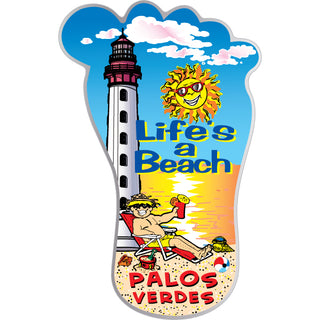 Palos Verdes   Life''s A Beach Sticker
