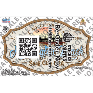 Huntington Beach Pier Sticker