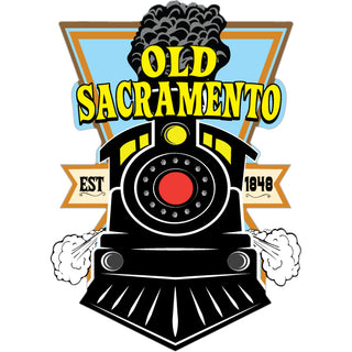 Old Sacramento Train Sticker