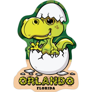 OK4 Orlando  FL Dinosaur in Egg (01055) Sticker
