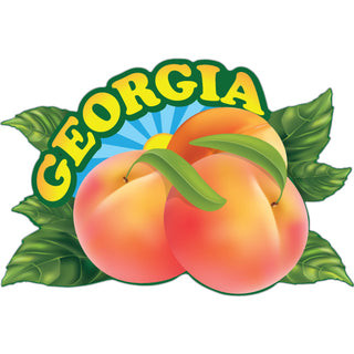 Georgia   3 Peaches Sticker