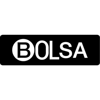 BOLSA CLOTHING   Bolsa black sticker with Bolsa on it Sticker