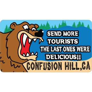 OK4 Confusion Hill  CA Send More Tourists Sticker
