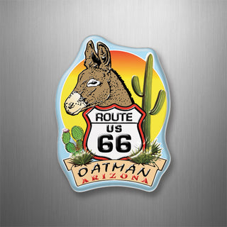 Oatman  Arizona   Donkey Head 66 Shield 3D Magnet