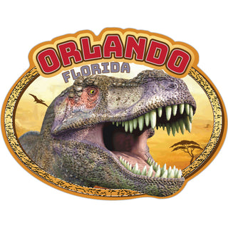 OK4 Orlando  FL T Rex Closeup (01057) Sticker