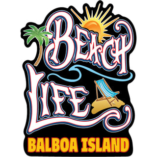 Balboa Island   Beach Life Sticker