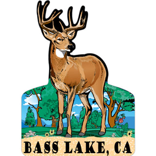 Bass Lake  CA   Buck Sticker