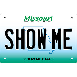 OK4 Missouri License Plate SHOW ME Sticker